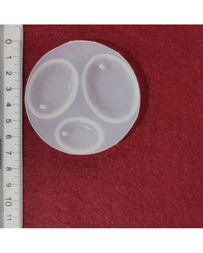 Oval Damla Reçine Epoksi Takı ve Sabun Kalıbı - Kod:04