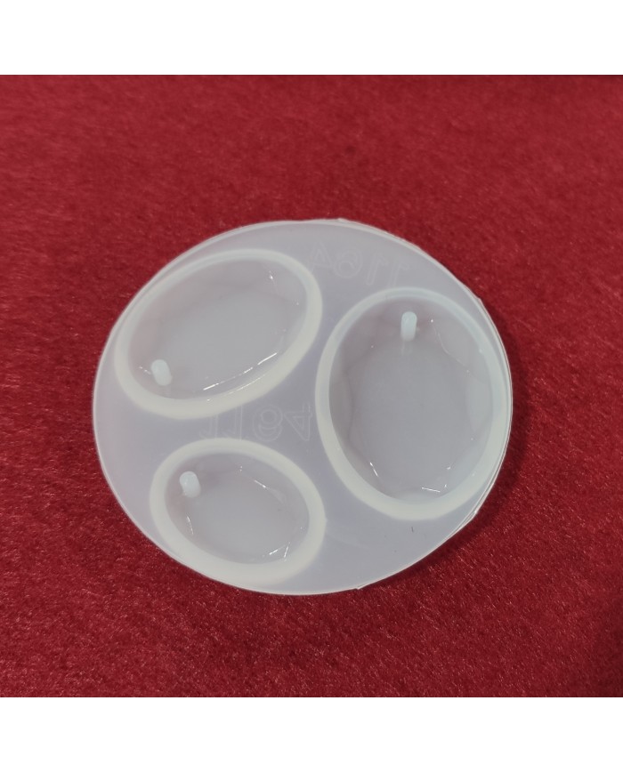 Oval Damla Reçine Epoksi Takı ve Sabun Kalıbı - Kod:04