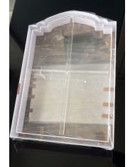 40x60 cm Büyük Kemerli Silikon Kalıp (6 cm Derinlik) - Beton