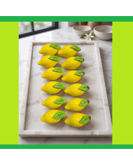 Gerçekçi Limon Şekilli Silikon Pasta, Çikolata ve Sabun Kalıbı