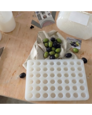 72'li Gerçekçi Zeytin Silikon Kalıbı - Salkım Sabun, Mum ve