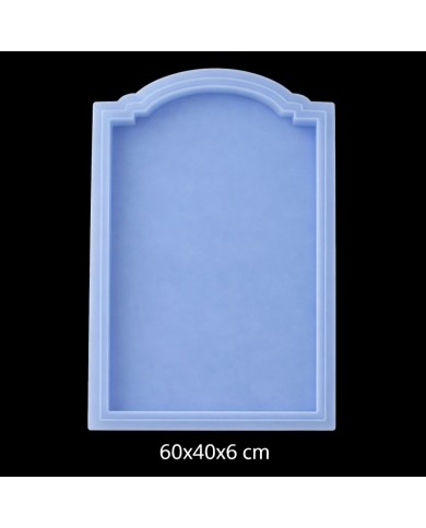 40x60 cm Büyük Kemerli Silikon Kalıp (6 cm Derinlik) - Beton