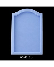 40x60 cm Büyük Kemerli Silikon Kalıp (6 cm Derinlik) - Beton