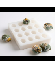 Doğal Çürümüş/Küflü Dokulu 20'li Limon Sabun Kalıbı (6x4 cm)