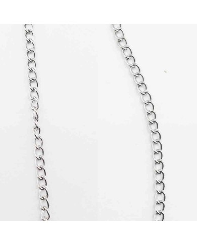 Kolye Zinciri Gümüş Kaplama 2.32mm - 5 mt Kolye Zinciri Gümüş Kaplama 2.32mm - 5 mt