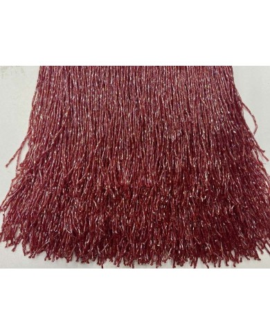1 Metre - Boncuklu 15 cm - Püskül Saçak Bordo 1 Metre - Boncuklu 15 cm - Püskül Saçak Bordo