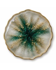 5 Adet 10cm - Kavisli Yuvarlak Bardak Altı Kalıbı