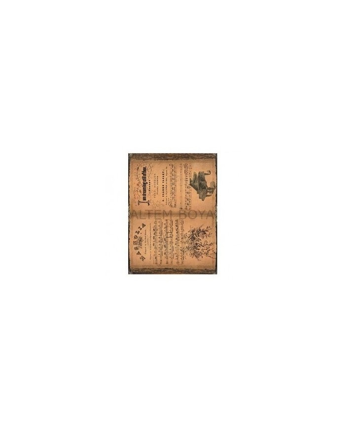 PİRİNÇ DEKOPAJ 30*42 CM MODEL 192