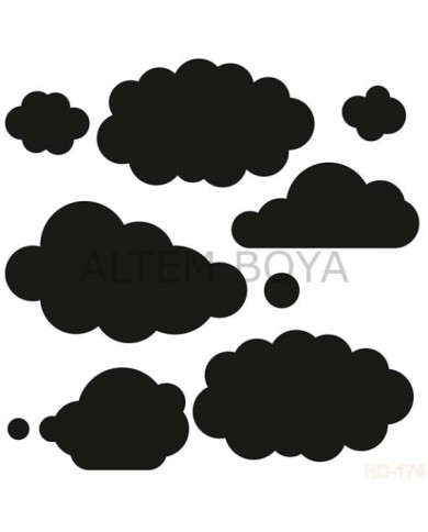 Home Decor (Duvar) Stencıl 45*45 cm HD-174