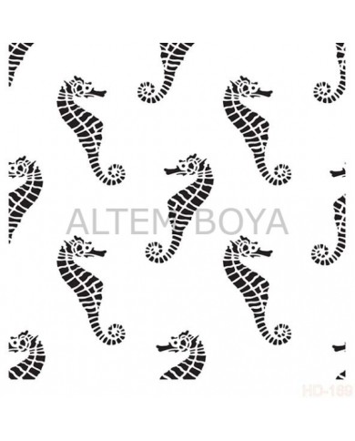 Home Decor (Duvar) Stencıl 45*45 cm HD-169