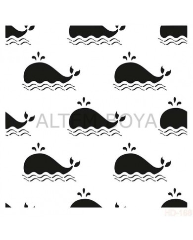 Home Decor (Duvar) Stencıl 45*45 cm HD-168