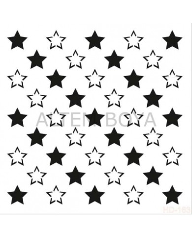 Home Decor (Duvar) Stencıl 45*45 cm HD-163