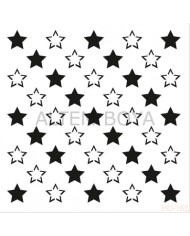 Home Decor (Duvar) Stencıl 45*45 cm HD-163