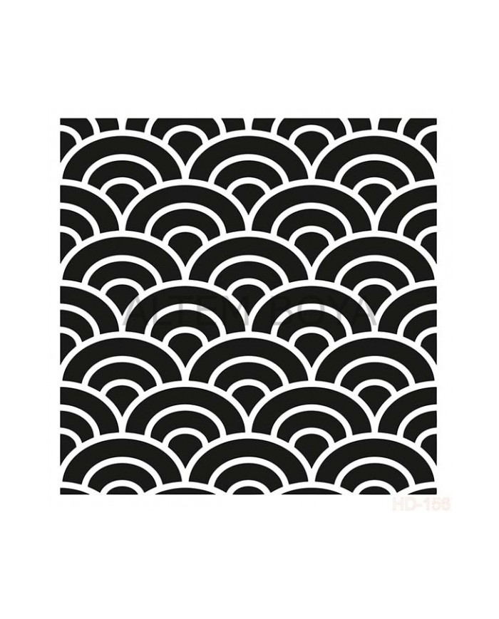 Home Decor (Duvar) Stencıl 45*45 cm HD-156