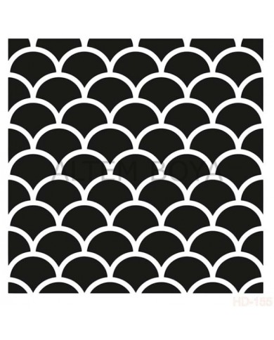 Home Decor (Duvar) Stencıl 45*45 cm HD-155