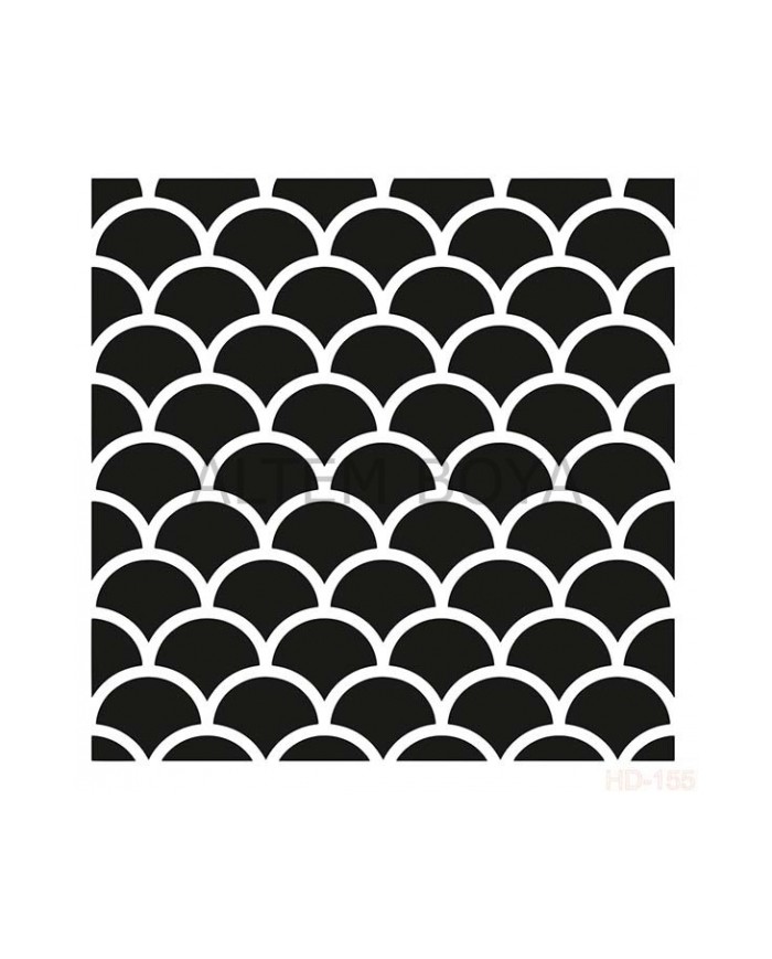 Home Decor (Duvar) Stencıl 45*45 cm HD-155
