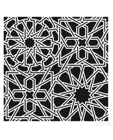 Home Decor (Duvar) Stencıl 45*45 cm HD-154
