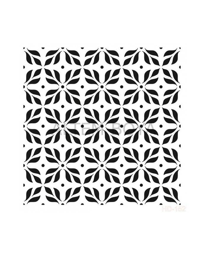 Home Decor (Duvar) Stencıl 45*45 cm HD-152