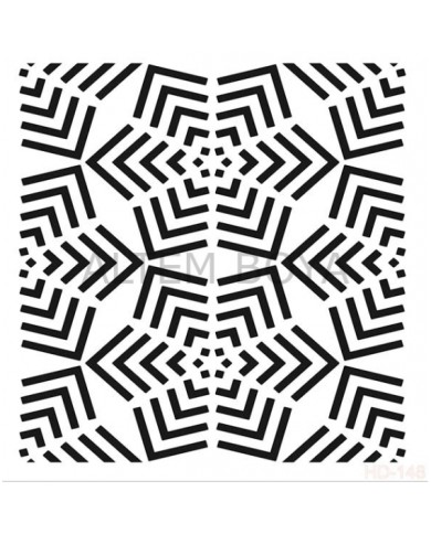 Home Decor (Duvar) Stencıl 45*45 cm HD-148