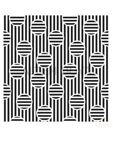 Home Decor (Duvar) Stencıl 45*45 cm HD-141