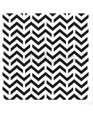 Home Decor (Duvar) Stencıl 45*45 cm HD-138