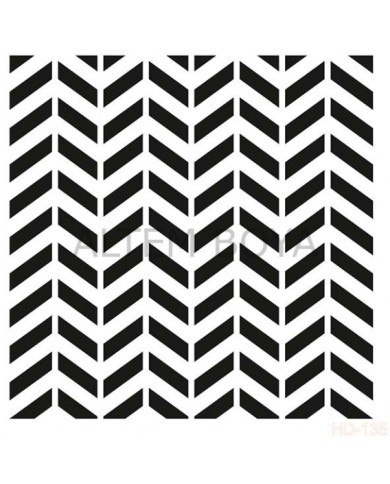 Home Decor (Duvar) Stencıl 45*45 cm HD-135