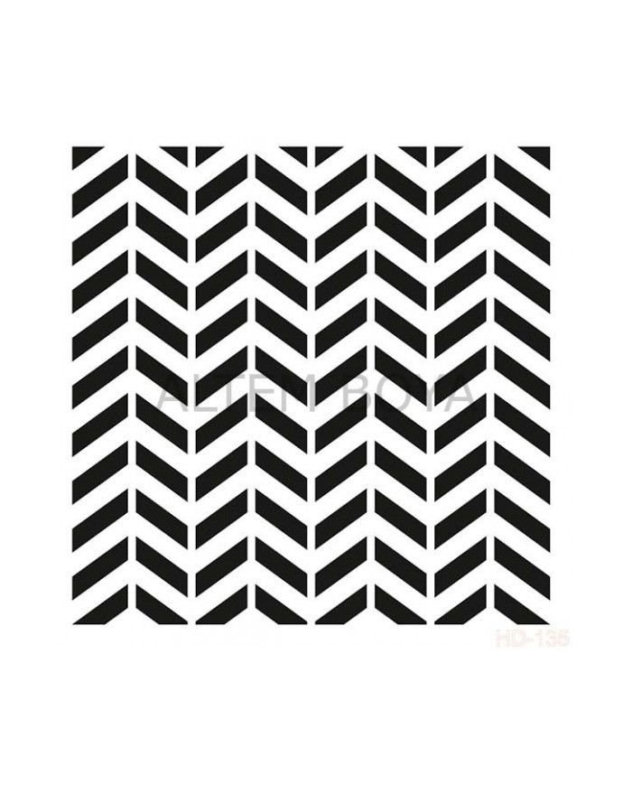 Home Decor (Duvar) Stencıl 45*45 cm HD-135