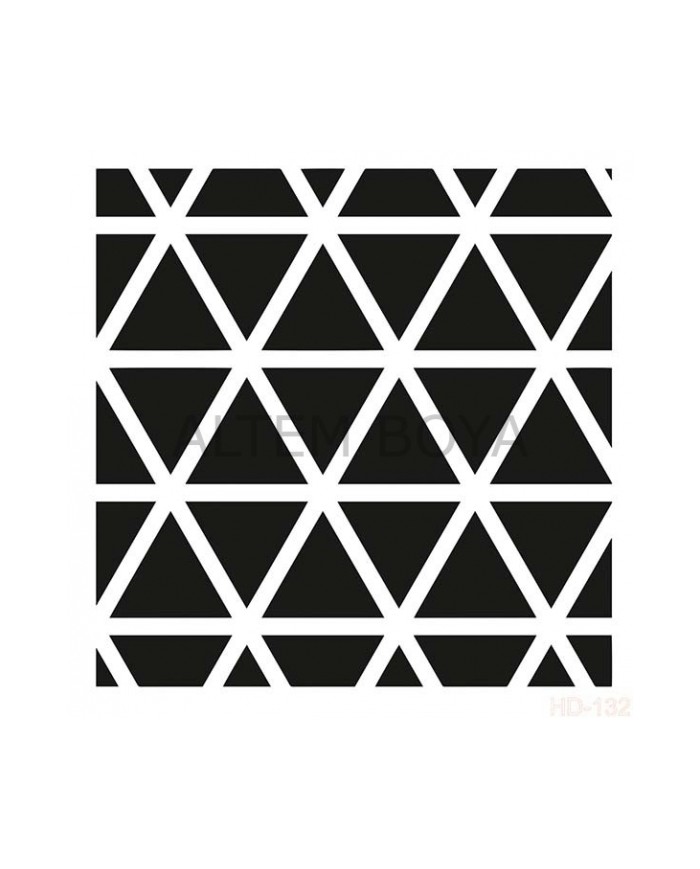 Home Decor (Duvar) Stencıl 45*45 cm HD-132