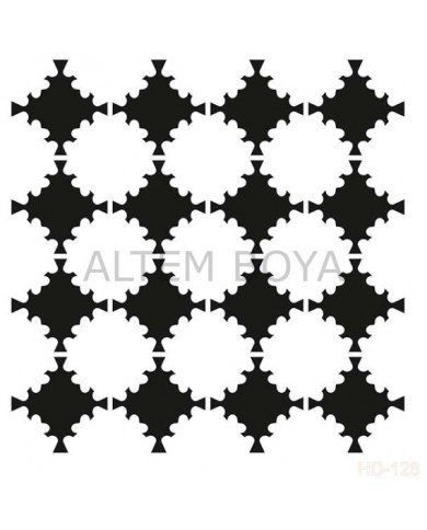 Home Decor (Duvar) Stencıl 45*45 cm HD-128
