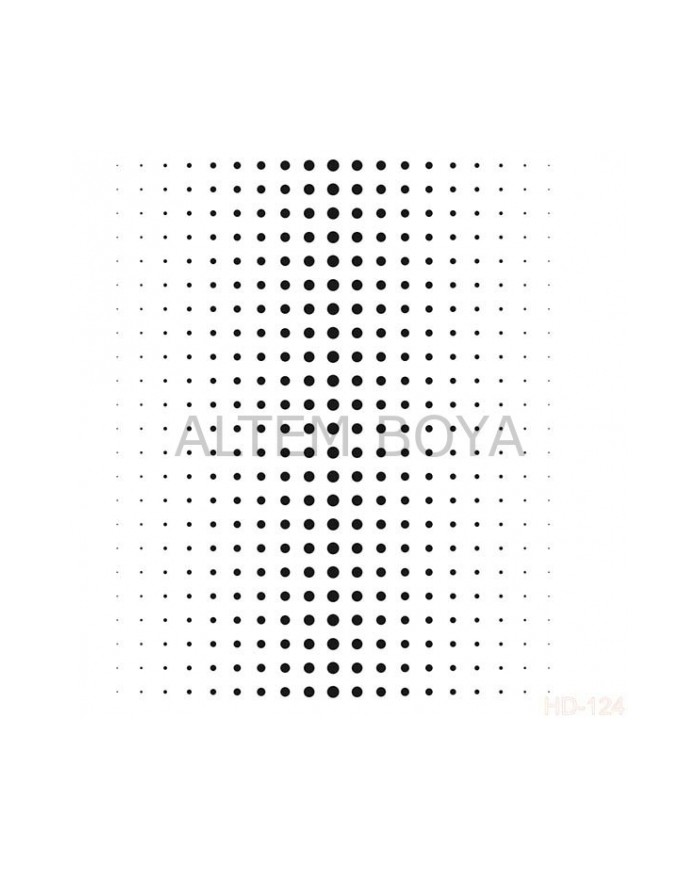 Home Decor (Duvar) Stencıl 45*45 cm HD-124
