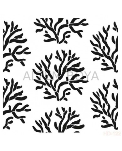 Home Decor (Duvar) Stencıl 45*45 cm HD-122