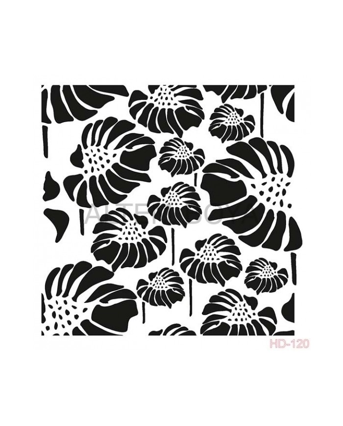 Home Decor (Duvar) Stencıl 45*45 cm HD-120