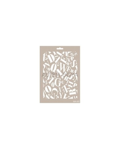 Mix Media Stencıl A4 MA-65