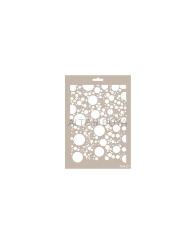 Mix Media Stencıl A4 MA-27