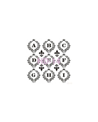 Home Decor (Duvar) Stencıl 45*45 cm HD-14