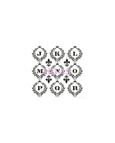 Home Decor (Duvar) Stencıl 45*45 cm HD-15