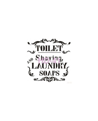 Home Decor (Duvar) Stencıl 45*45 cm HD-41
