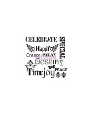 Home Decor (Duvar) Stencıl 45*45 cm HD-54