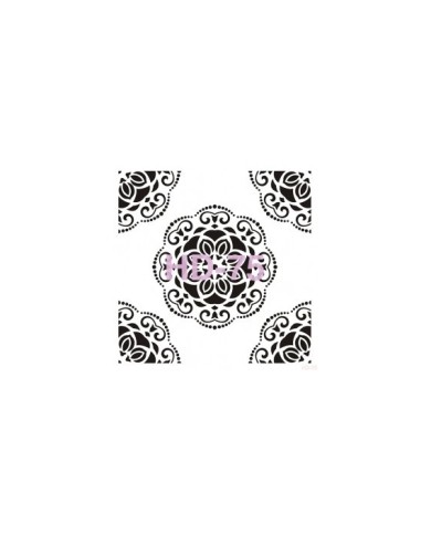 Home Decor (Duvar) Stencıl 45*45 cm HD-75