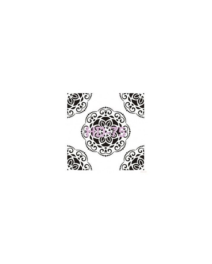 Home Decor (Duvar) Stencıl 45*45 cm HD-75
