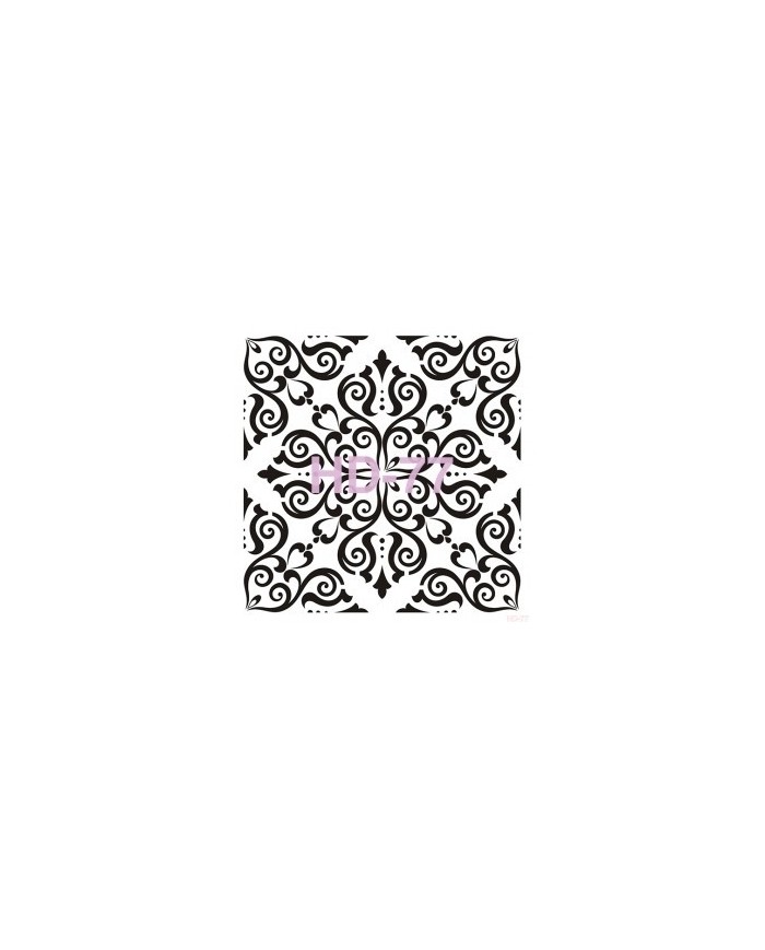 Home Decor (Duvar) Stencıl 45*45 cm HD-77