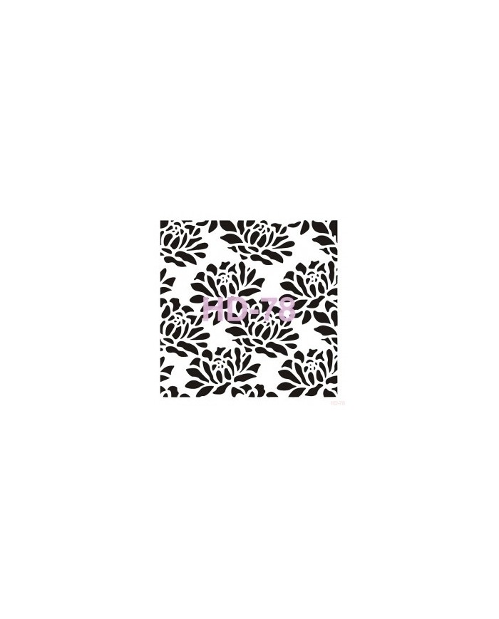Home Decor (Duvar) Stencıl 45*45 cm HD-78