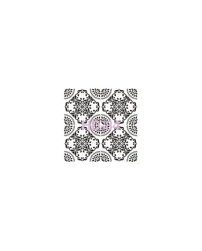 Home Decor (Duvar) Stencıl 45*45 cm HD-84