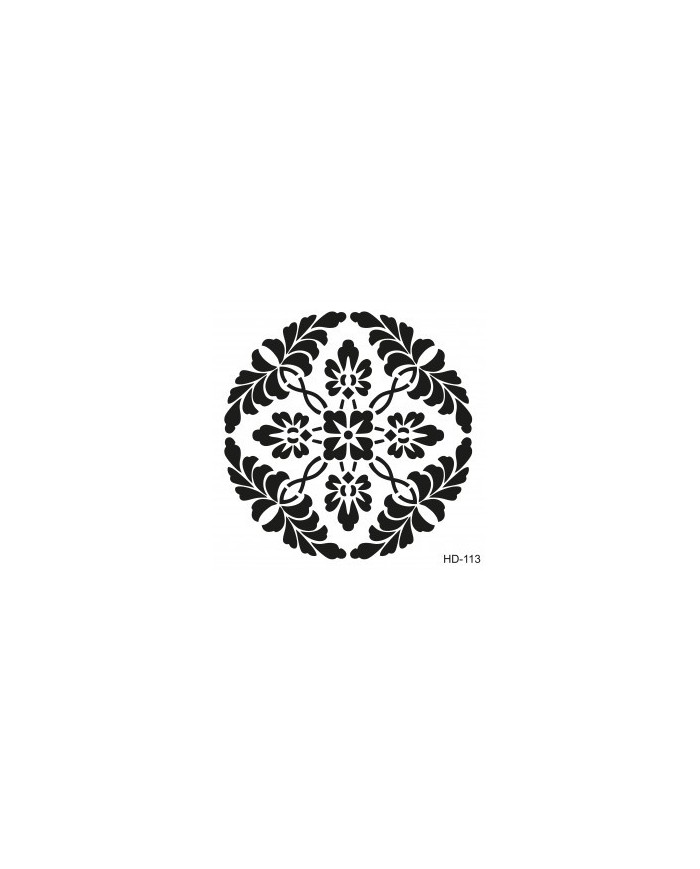Home Decor (Duvar) Stencıl 45*45 cm HD-113