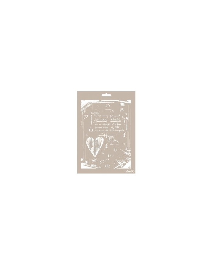 MA03 MİX MEDİA STENCİL