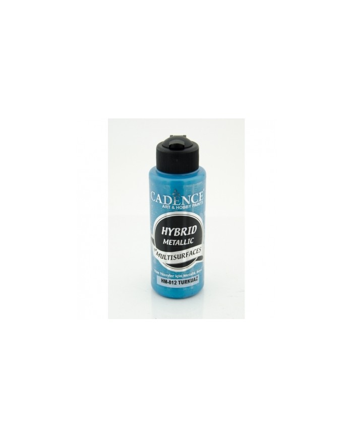 Hybrit (Multi Surface) Metalik Boya Turkuaz 120 ml - HM-812