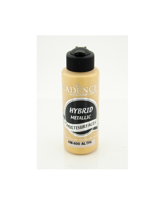 Hybrit (Multi Surface) Metalik Boya Altın 120 ml - HM-800