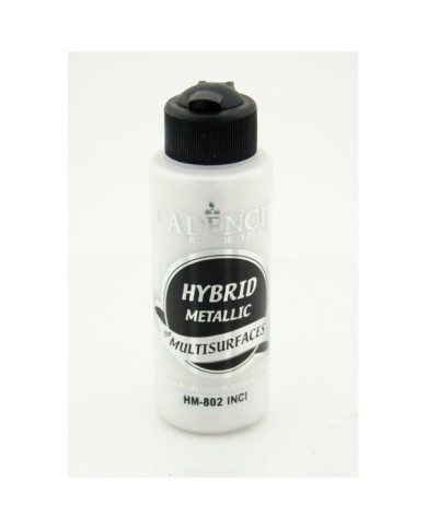 Hybrit (Multi Surface) Metalik Boya İnci Beyazı 120 ml - HM-802