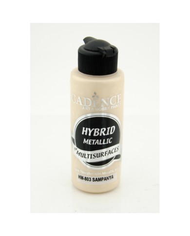 Hybrit (Multi Surface) Metalik Boya Şampanya 120 ml - HM-803