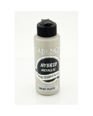 Hybrit (Multi Surface) Metalik Boya Platin 120 ml - HM-807